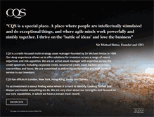 Tablet Screenshot of cqs.com