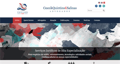 Desktop Screenshot of cqs.adv.br